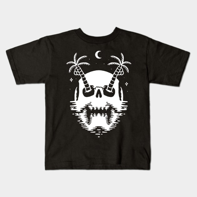 Skull Island Kids T-Shirt by quilimo